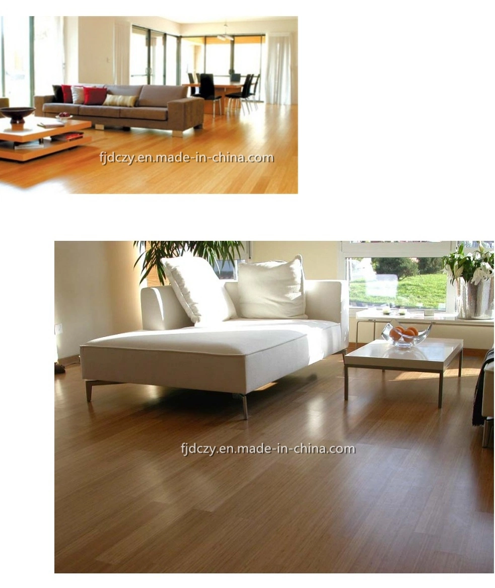 E0 Grade Soundproof Home Kindergarden Decoration Day Care Play Bamboo Flooring with EVA Mat